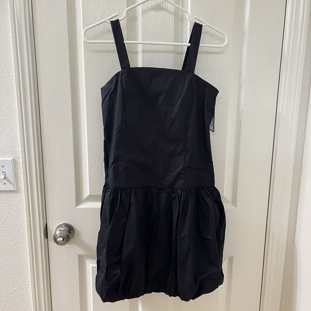 Art Class Black Mini Bubble Hem Dress Sleeveless Girls Size XXL 16/18 NWT